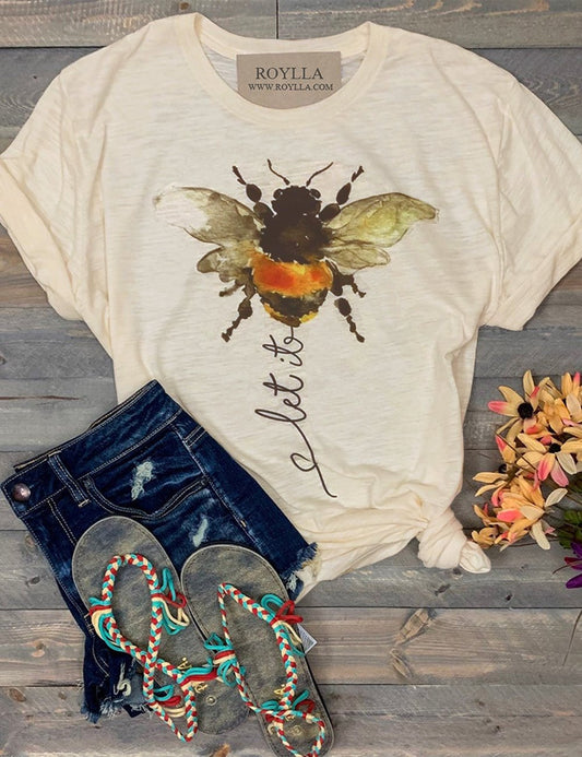 Let It Bee Women's Tee Shirts