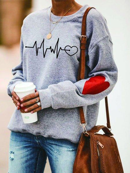 Women's Shirt Heart To Heart Sweatshirt