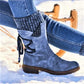 Women Boots Winter Autumn Girls Flat Heel Boot Snow Boots