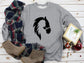 Women's Equestrian Printed Sweatshirt