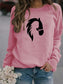 Women's Equestrian Printed Sweatshirt