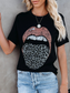 Leopard Lips Tongue Tee Women's T-Shirt