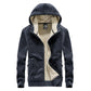 Mens Winter Hooded Thicken Jacket Outwear Zipper Sweatshirt