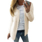 Women's Solid Warm Long Sleeve Cardigan