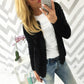 Women's Solid Warm Long Sleeve Cardigan