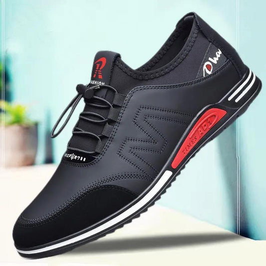 Men's Lace Up Casual Leather Shoes