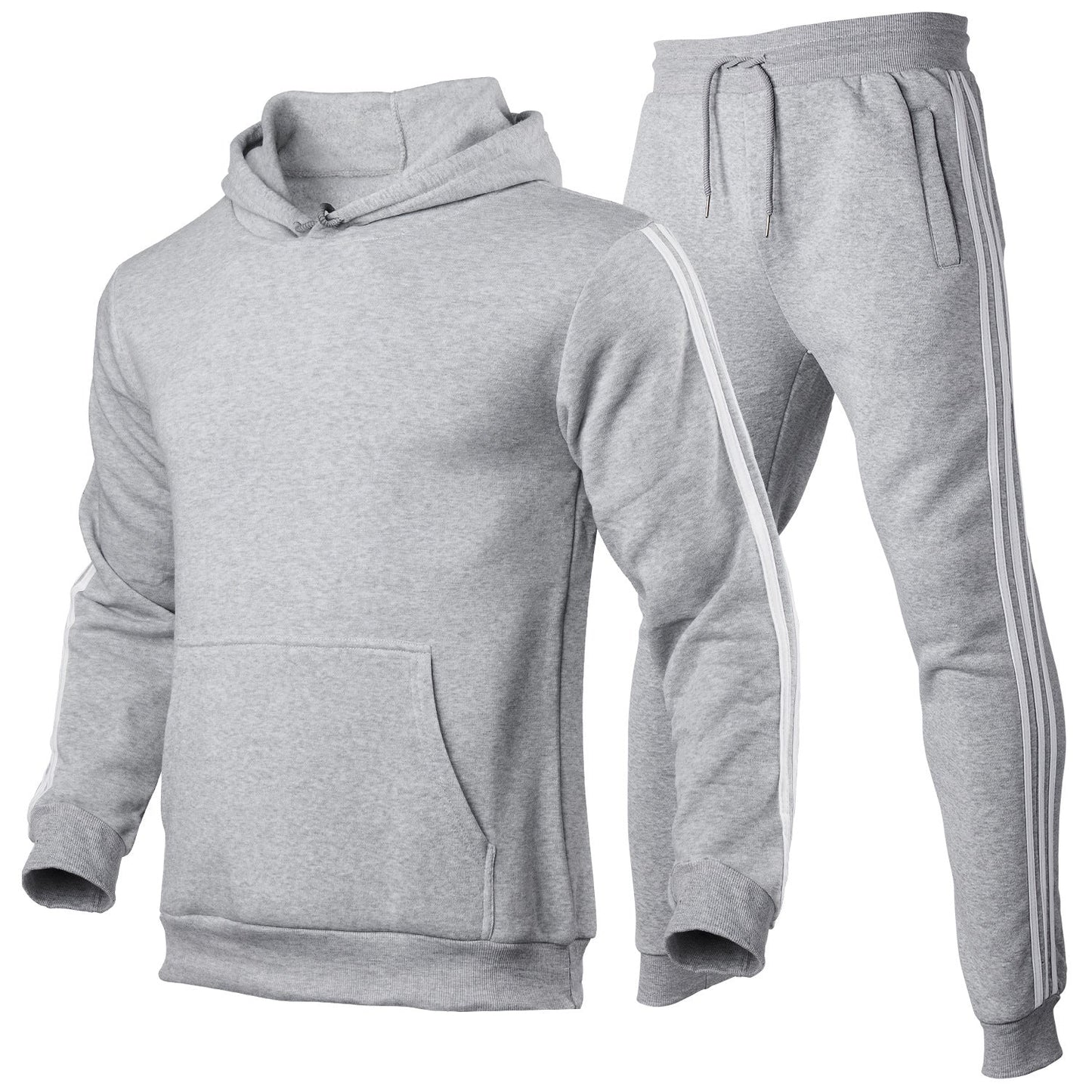 Men's Pullover Hoodie Tracksuit Pants Set