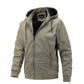 Men's Casual Sports Thin Jacket Detachable Hooded Jacket