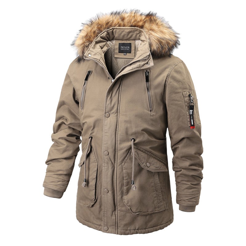 Men's Thick Warm Winter Jacket Outdoor Parka – byshoppy