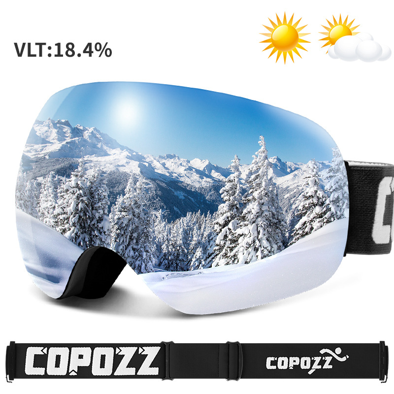 COPOZZ Ski Goggles Anti-fog Goggles Ski Equipment