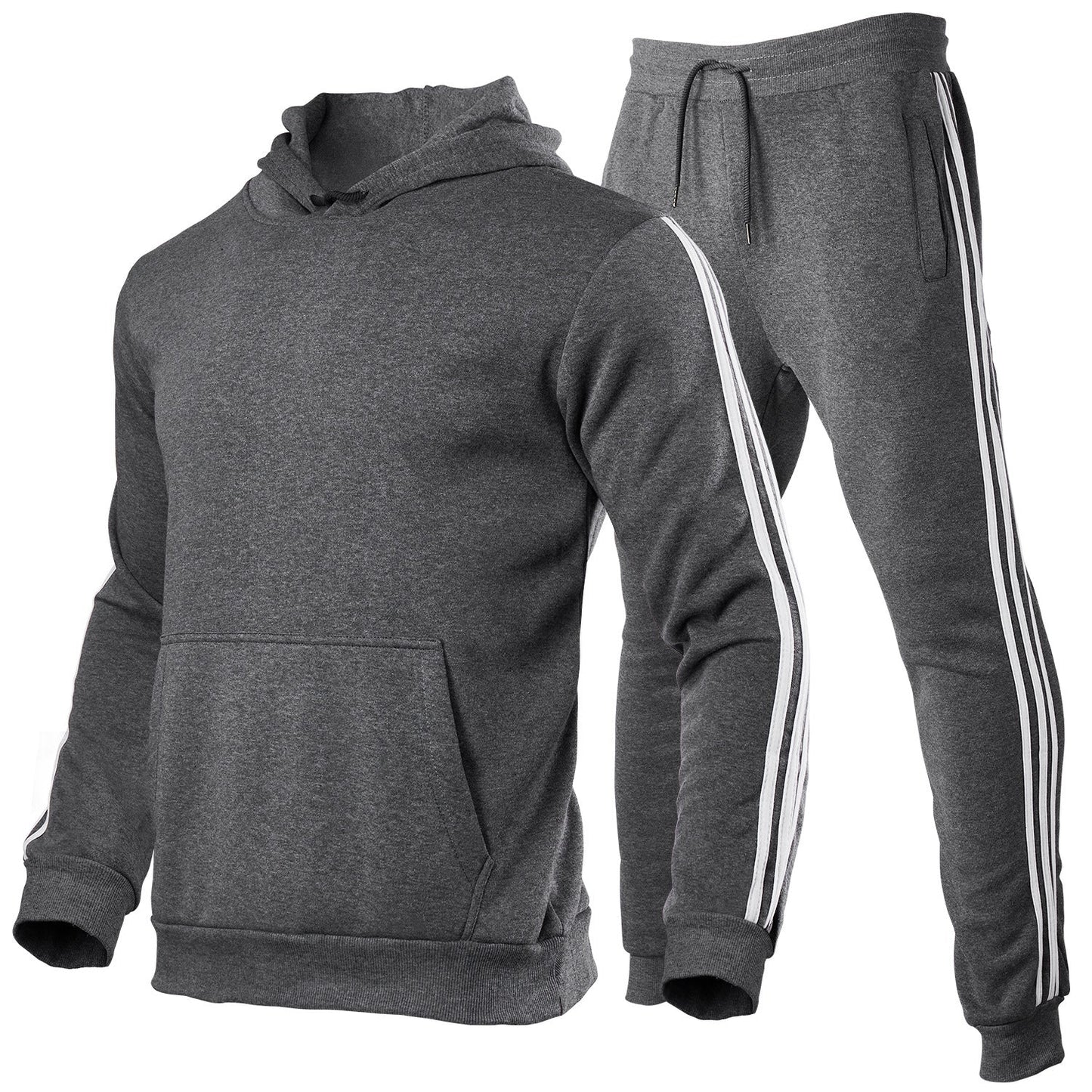 Men's Pullover Hoodie Tracksuit Pants Set