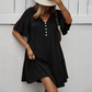 Women's Short Sleeve Solid Color Casual Dress