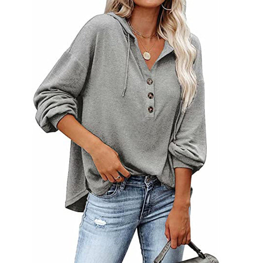 Women's Lapel Loose Casual Top