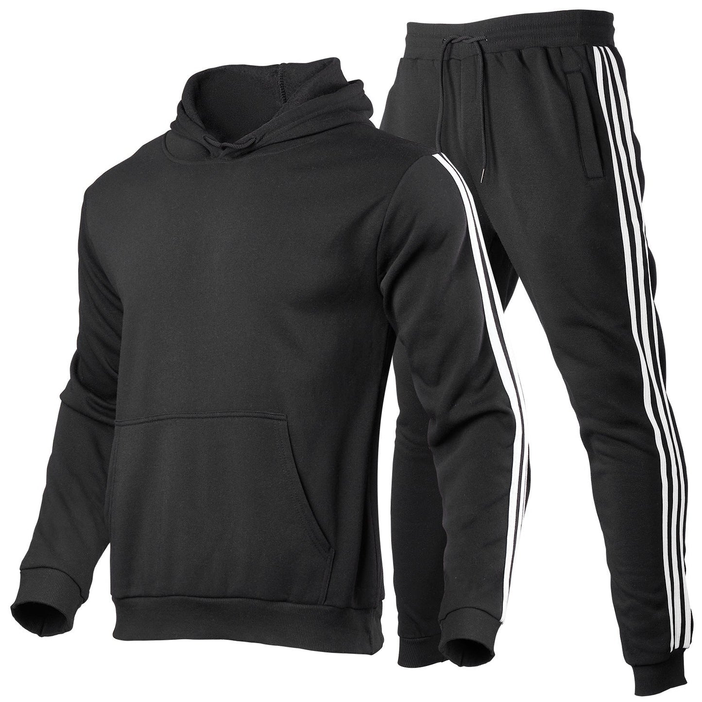 Men's Pullover Hoodie Tracksuit Pants Set