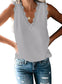 Ladies Blouse Lace Sleeveless Chiffon Vest