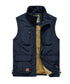 Men's Fleece Thickened Outdoor Vest Jacket