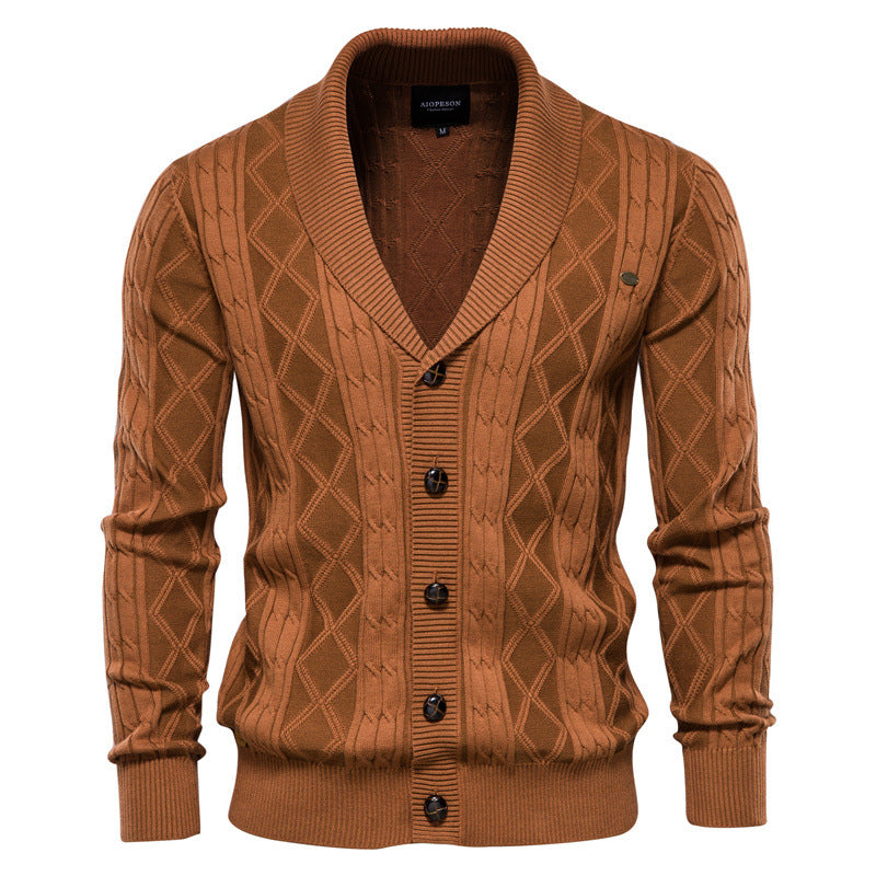 Winter Knitted Cardigan Jacket For Men