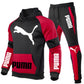 Unisex Puma Patchwork Sports Suit Casual Two-piece Suit