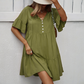 Women's Short Sleeve Solid Color Casual Dress