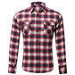 Plaid Flannel Shirt Jacket For Men