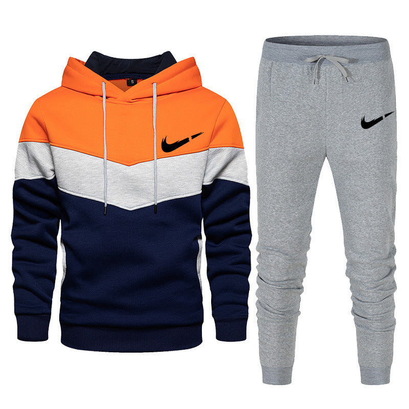 Unisex Sweater Suit Hoodie Sports Two-piece Set