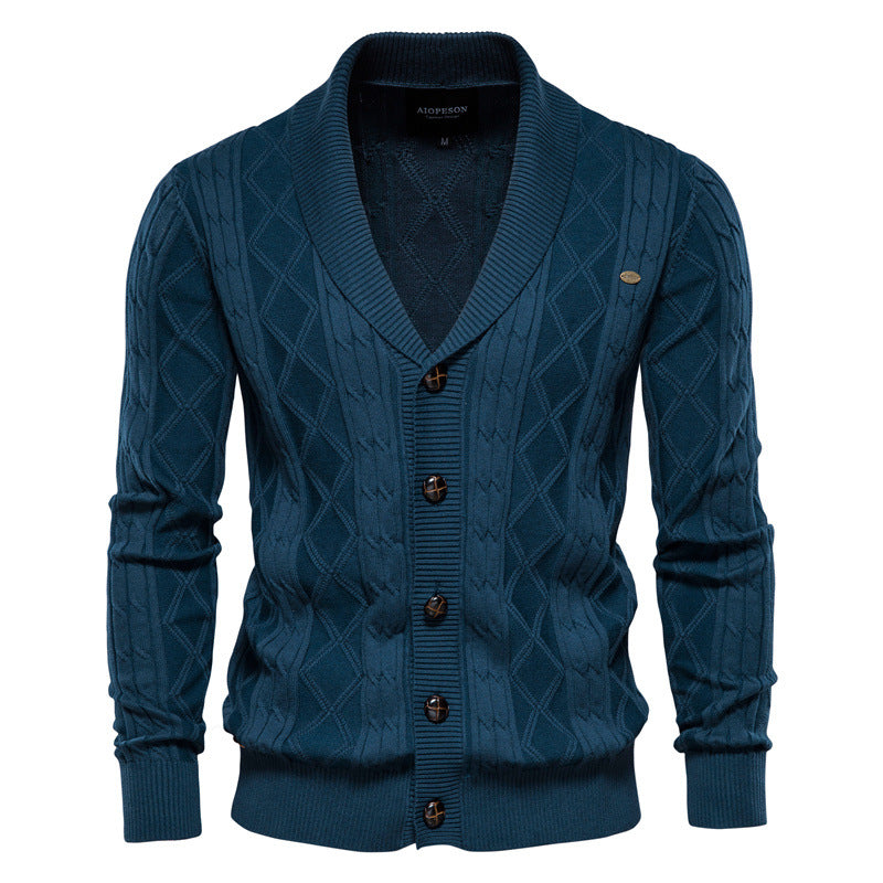 Winter Knitted Cardigan Jacket For Men