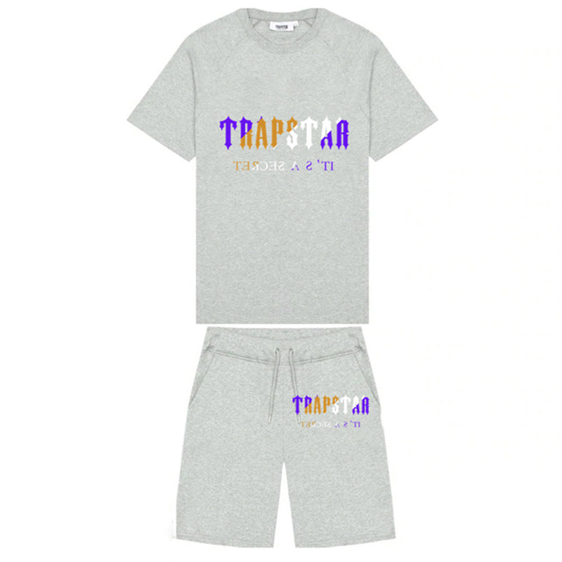 Trapstar Unisex T-shirt And Pants Two-piece Set