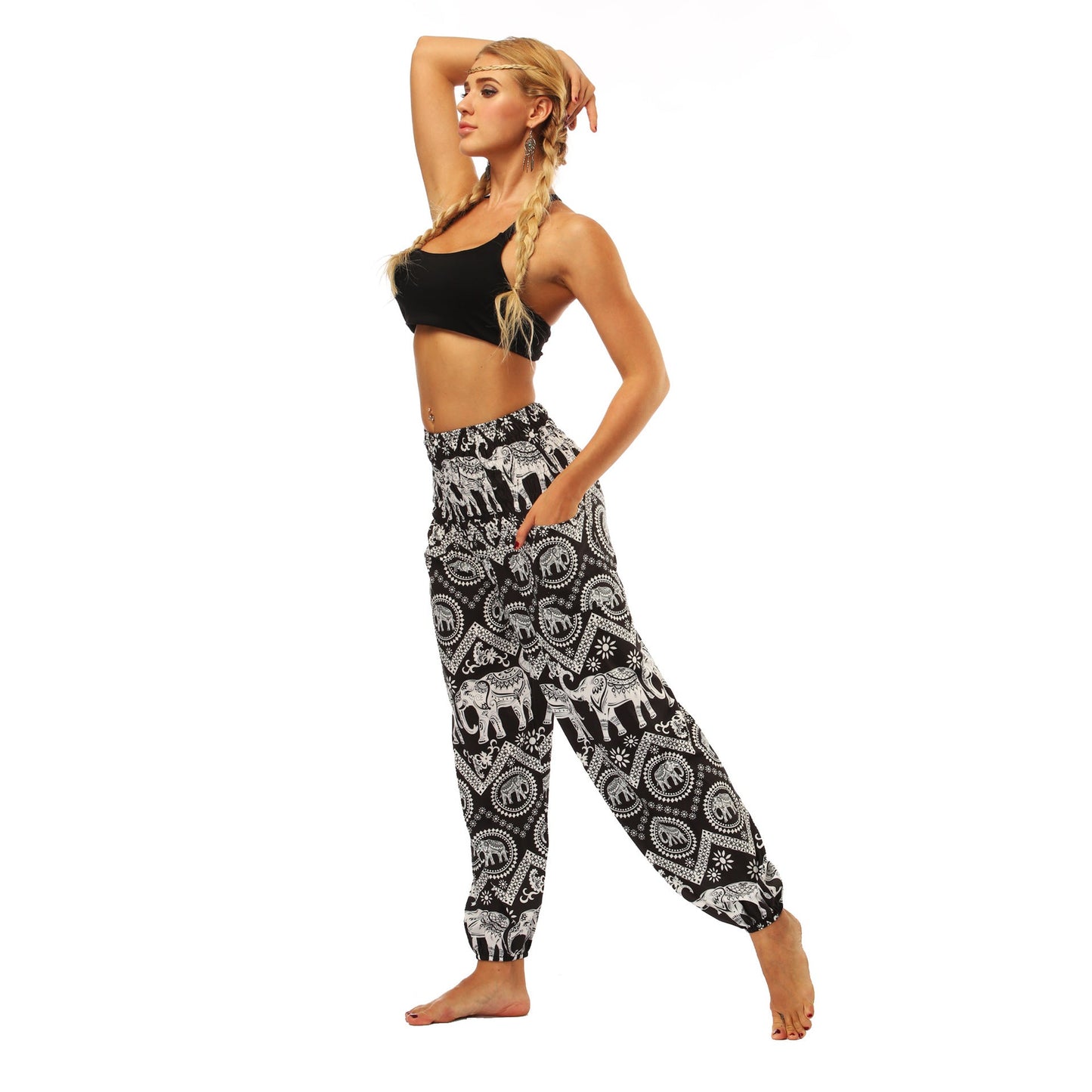 Women's Democratic Style Loose Yoga Pants Casual Pants