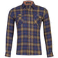 Men's All Cotton Flannel Shirt Long Sleeve Casual Button Up Plaid Shirt