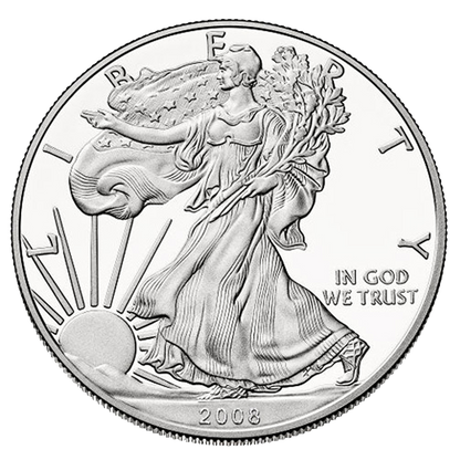 2008-W American Eagle Silver $1 Dollar