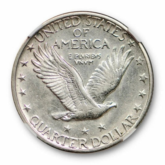 1918/7 S 25c Standing Liberty Quarter Coin