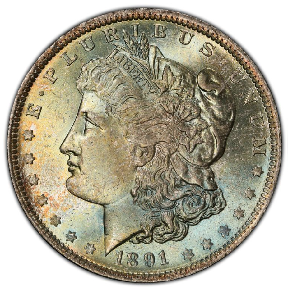 1891-O Morgan Silver $1 Dollar
