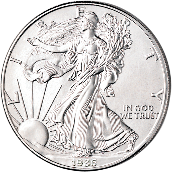 1986 American Eagle $1 Silver Coin