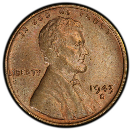 1943-S 1C Bronze Lincoln Cent