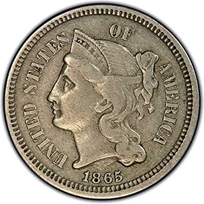 1865 Nickel 3-Cent Piece Coin
