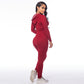 Women Sports Running Solid Playsuit Romper Gym Jogging Tracksuit Trouser