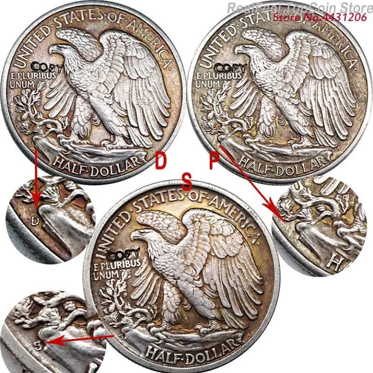 1916-1933 Silver Eagle & Walking Liberty Ultra High Relief Coin